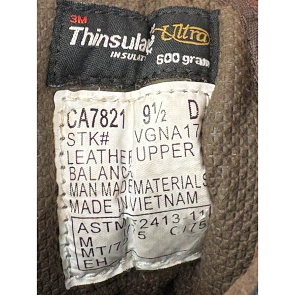 Carolina Steel Toe Leather Work Metguard Logger Boot Waterproof Mens 9.5D CA7821 - Picture 7 of 16